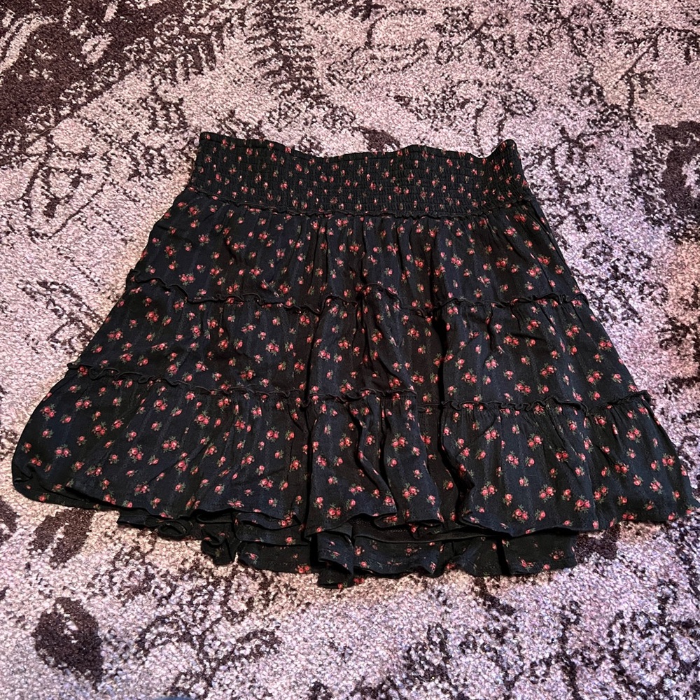 Hollister Floral Mini Skirt